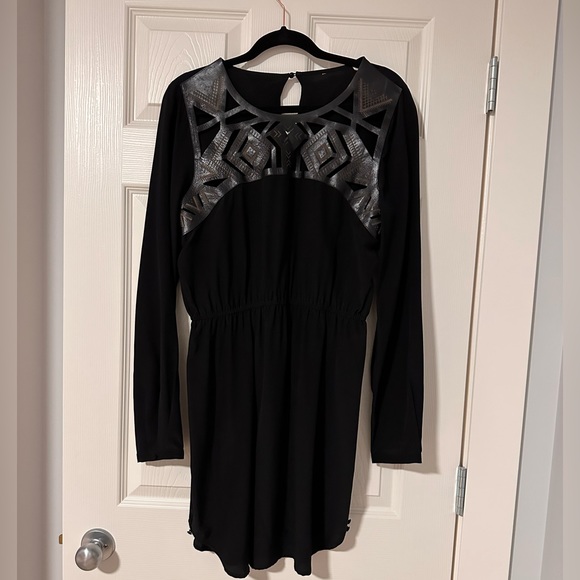 Silk dress sz L - Picture 3 of 5